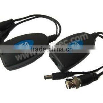 Video transmission Via UTP CAT5 UTP Video Balun, single ch power-video transmitter and receiver Distance:330M (SU-101PV)