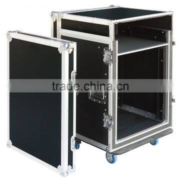 19" standard 16U shockproof rack case road case