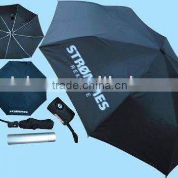 auto open and closed 3-fold promotional umbrella