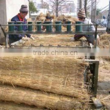 Straw knitting machine Automatic thread-connecting decrease labour use of crushed grass