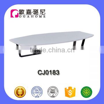 simple modern MDF coffee table stainless sofa center table CJ0183