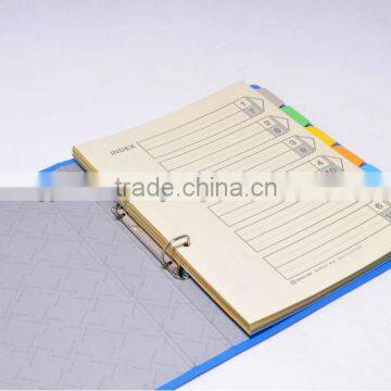 PP Ring Binder with 5 color PP film cover