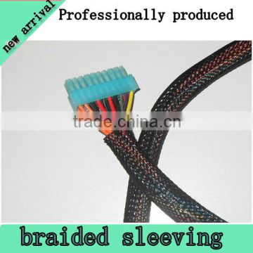 High temperature resistant PET braided expandable sleeve for fibre protection