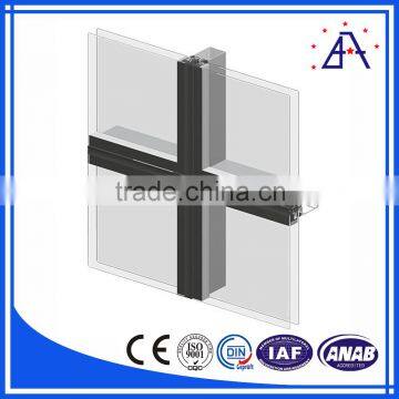 trustworthy manufacturer good price aluminum curtain wall profiles