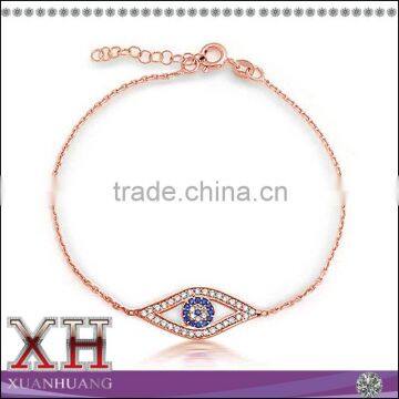 Turkish Jewerly 925 Sterling Silver Evil Eye Bracelet
