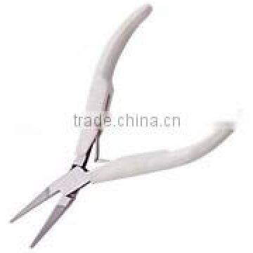 Long Pointed Nose Pliers Spring,White Molded Handle SM-3102