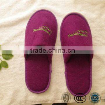 Hotel and SPA terry towel slipper with embroidary logo