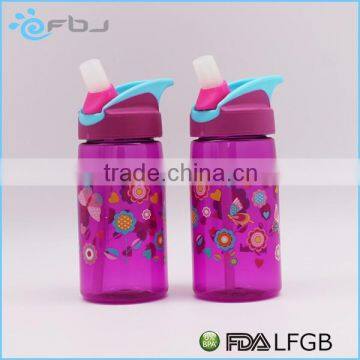 Plastic Type Cartoon Tritan Water Bottle For Children /