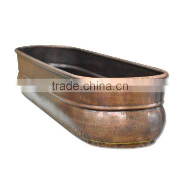 GARDEN PLANTER, COPPER PLANTER, DECORATIVE PLANTER