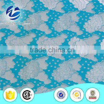 African shiny geometry luxury lace fabric