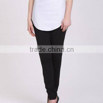 Front Pants High Waist Skinny Slim Pants Leggings Trousers photo-2