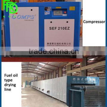 For saling Using diesel fuel paper pulp egg tray production line equipped with metal drying line