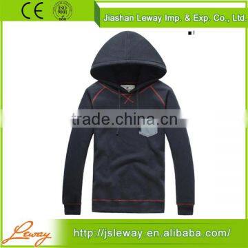 OEM CUSTOM CHINA cheap man's plain fleece pullover hoodie stone washed sweatshirt