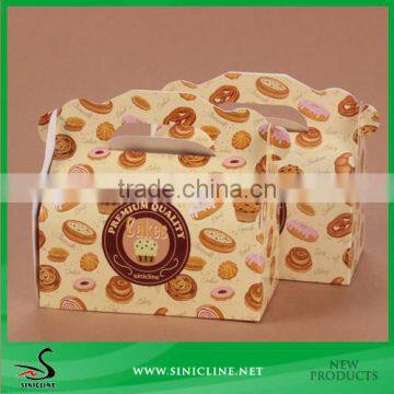 Sinicline custom made safety Cake Packing Box/Paper Cake Box