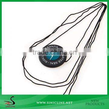 Sinicline 3 Colors Round PP seal tag for Clothing and Shoes