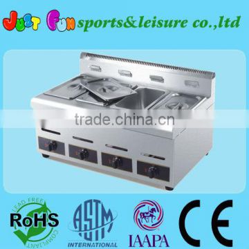 stainless steel gas chip fryer