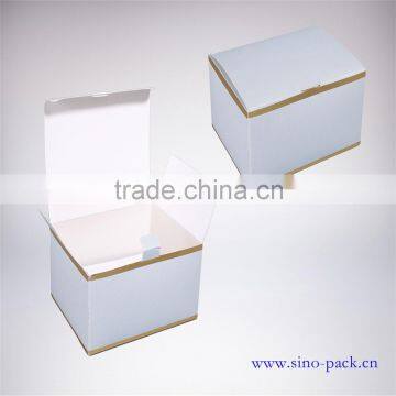hot stamping logo print C2S art paper box for cosmetics package