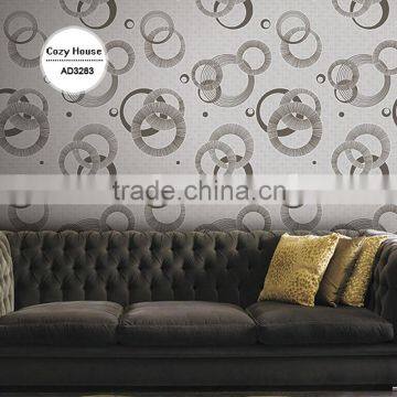 on sale embossed vinyl coated wall paper, trendy polka dot wall paper for shop , strippable wall decal ideas