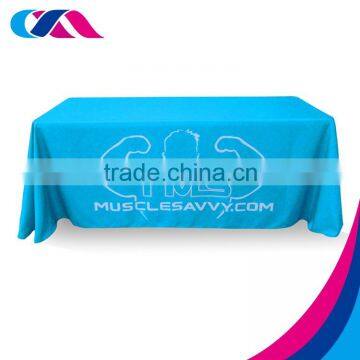 any size rectangle trade show table cloth for advertise