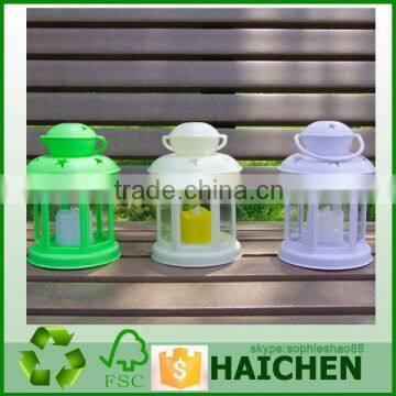 New Designed and chic plastic hurricane lantern