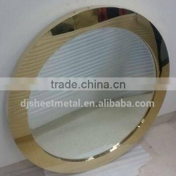 Gold Stainless Steel Mirror Frame