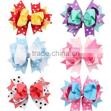 Deshine Wholesale Ribbon Bow Christmas Hairpin ZX1026