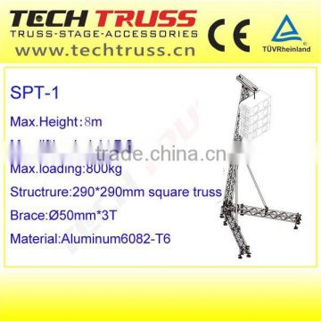 SPT-1 8m Height 800kg Loading Line Array Speaker Stand