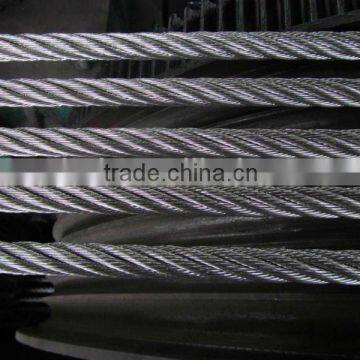 AISI 316 16mm steel wire cable/ steel wire rope