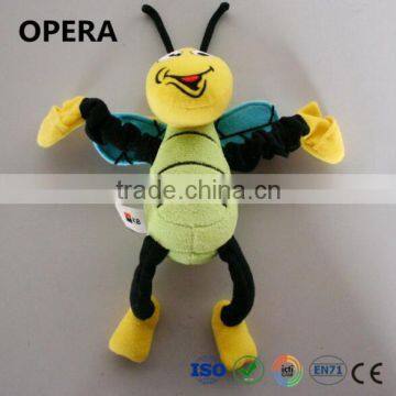 popular super soft yellow bee plush stuffed toys