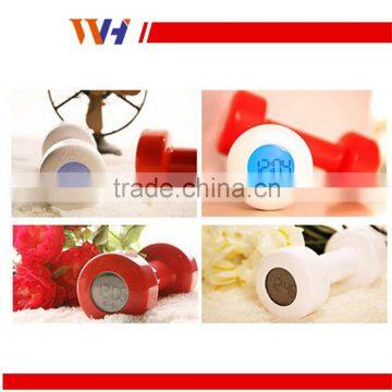 Unique Dumbbell Mode Lifting Weight Alarm Clock