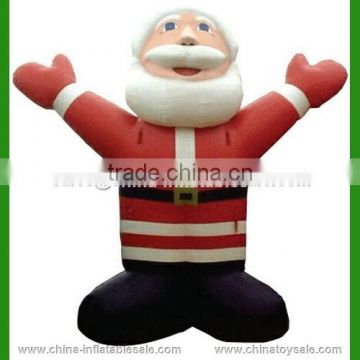 2015 best quality funny giant lowes inflatable christmas standing santa claus,santa claus decoration