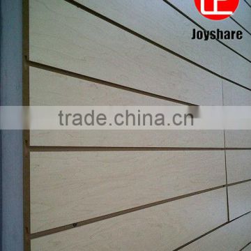 Best price display MDF board/slatwall for supermarket