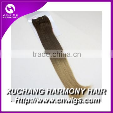 Quality hair extension clip in with double quality