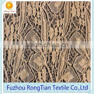 China wholesale nylon cotton guipure lace fabric for curtains