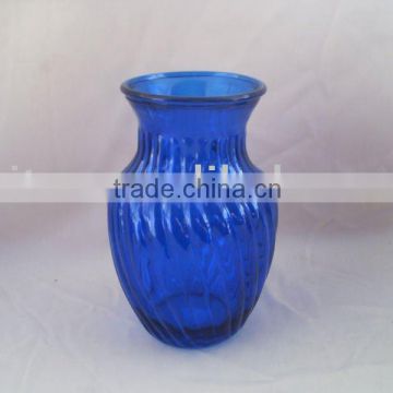 spray glass flower vase