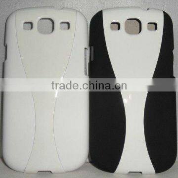 PC Hard Case for samsung s3 i9300 with rubber coating