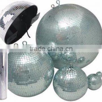 christmas hanging ornaments disco mirror ball with battery motor shop window decoration