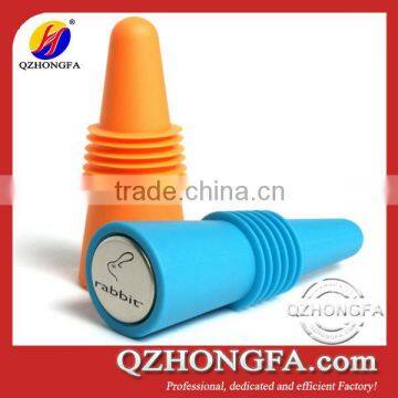 Eco-friendly food grade silicone wine stopper best promotional gift