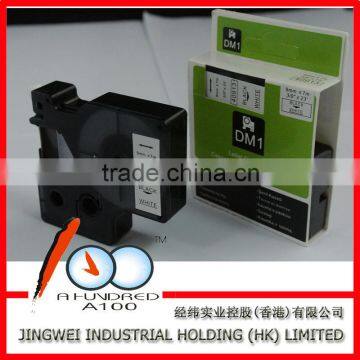 Compatible DYMO D1 Label Tape White on Clear 12mm 45020 photo-3