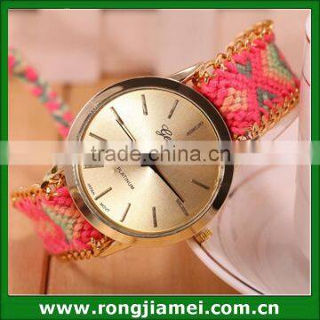 Unique Design Rope Hand Cheap Bulk Student Watch