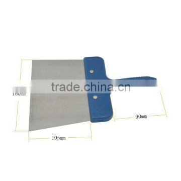 200mm Stainless Steel Blade Black or Blue Color Plastic Handle Scraper Putty Knife European Standard Tools
