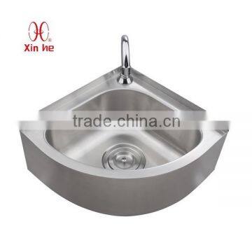 NSF Stainless Steel Hand Sink, Wall Mounted Stainless Steel Hand Wash Sink for Commercial Kitchen photo-6