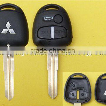 Remote Key Fob 3 Button Remote Key Shell With MIT8 Blade Left Side For Mistubishi car key