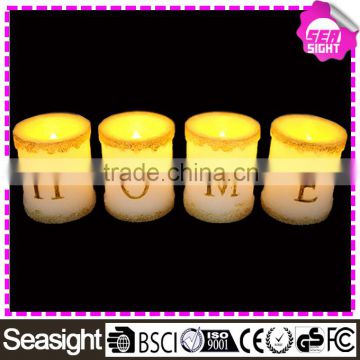 Decoration candle for home, home decoration led candle, wax candle decoration