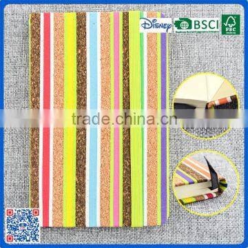 2016 free sample rianbow color notebook for kids