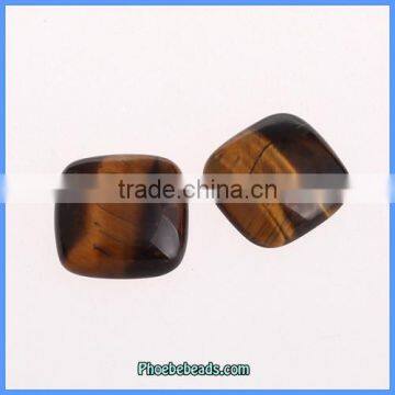 Wholesale Small Size Square Tiger Eye Gemstone Cabochons For Rings GC-T012