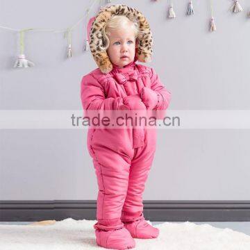 DB981 dave bella 2014 autumn winter infant clothes baby one-piece baby sleeping wear baby winter romper bosysuit