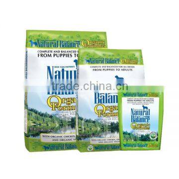 Pet food stand up pouch