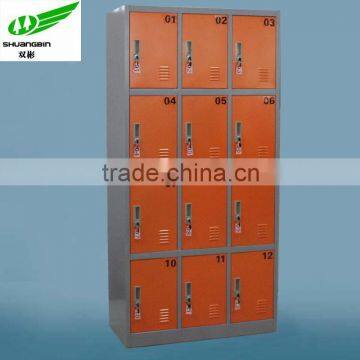 4 tier 12 compartment club modern school locker