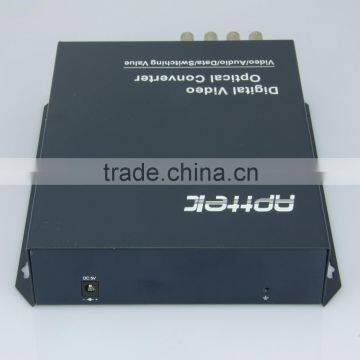 Lightning Digital Video Converter Analog Digital Fiber Optic Cctv Video Converter photo-2